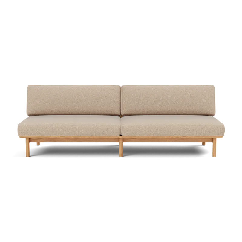Spoke Sofa by TAKT in Oak Golden oil, Autumn 0331 Warm grey, None – product photo 2 of 2