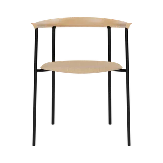 Arc Chair by TAKT in Black tube, Beech Black lacquer, None – product photo 2 of 3