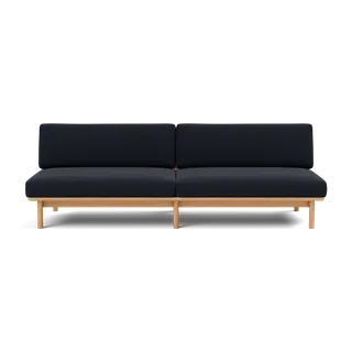Spoke Sofa von TAKT in Oak Golden oil, Autumn 0791 Dark blue, Ohne – Produktfoto 2 von 2
