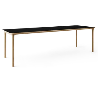 Arc Dining Table by TAKT in Natural oak and Natural oak, 0720 Black nano laminate, Ext-92 0720 Black nano laminate – product photo 2 of 2