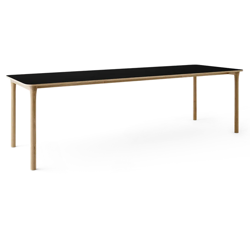 Arc Dining Table by TAKT in Natural oak and Natural oak, 0720 Black nano laminate, Ext-92 0720 Black nano laminate – product photo 2 of 2