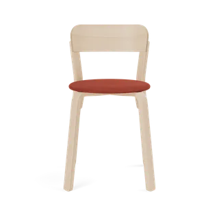 Turn Chair by TAKT in Beech Matt lacquer, Remix 653 Japan red – product photo 2 of 2