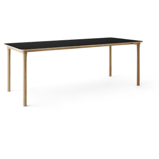Arc Dining Table by TAKT in Natural oak and Natural oak, 0720 Black nano laminate, Ext-50 0720 Black nano laminate – product photo 2 of 2