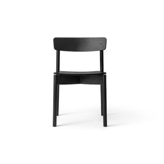 Cross Chair van TAKT in Oak Black lacquer, Hallingdal 130 Grey – productfoto 2 van 2