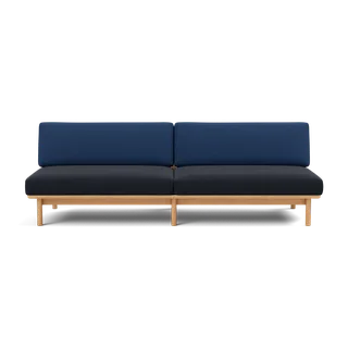 Spoke Sofa van TAKT in Oak Golden oil, Autumn 0791 Dark blue, 0771 Cobalt blue, Geen – productfoto 2 van 2