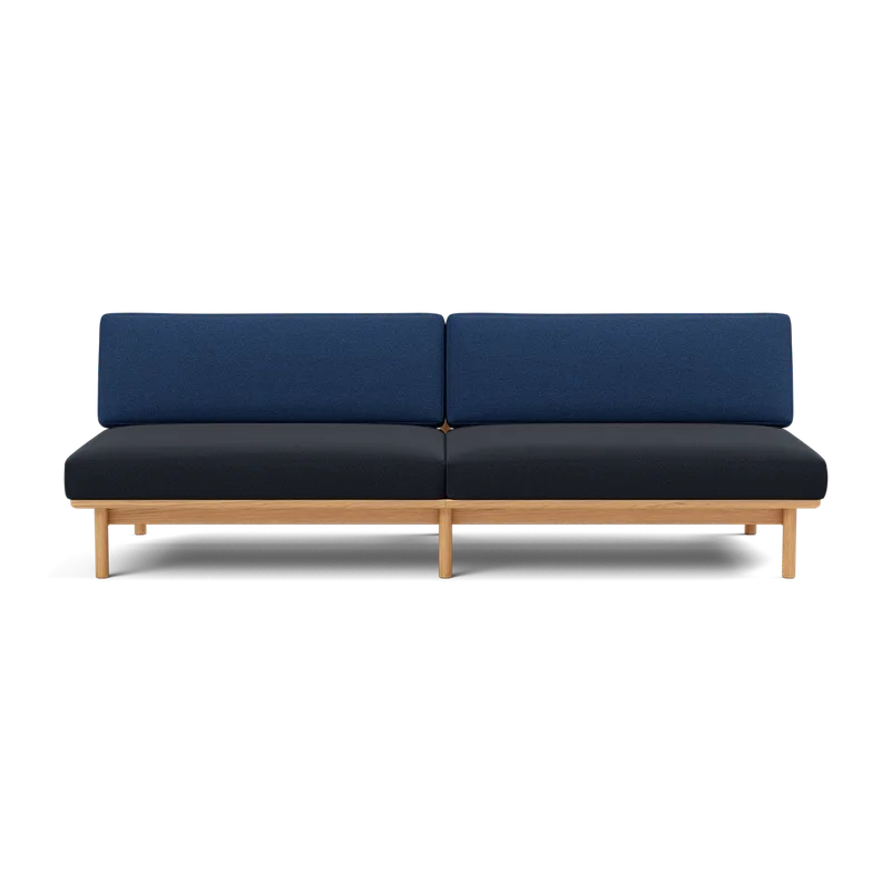 Spoke Sofa van TAKT in Oak Golden oil, Autumn 0791 Dark blue, 0771 Cobalt blue, Geen – productfoto 2 van 2