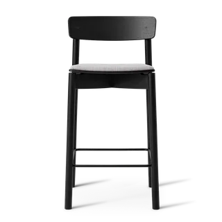 Cross Bar Chair by TAKT in 65 cm, Oak black, Remix 123 Sand grey – product photo 2 of 2