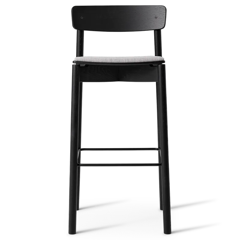 Cross Bar Chair by TAKT in 75 cm, Oak black, Remix 123 Sand grey – product photo 2 of 2