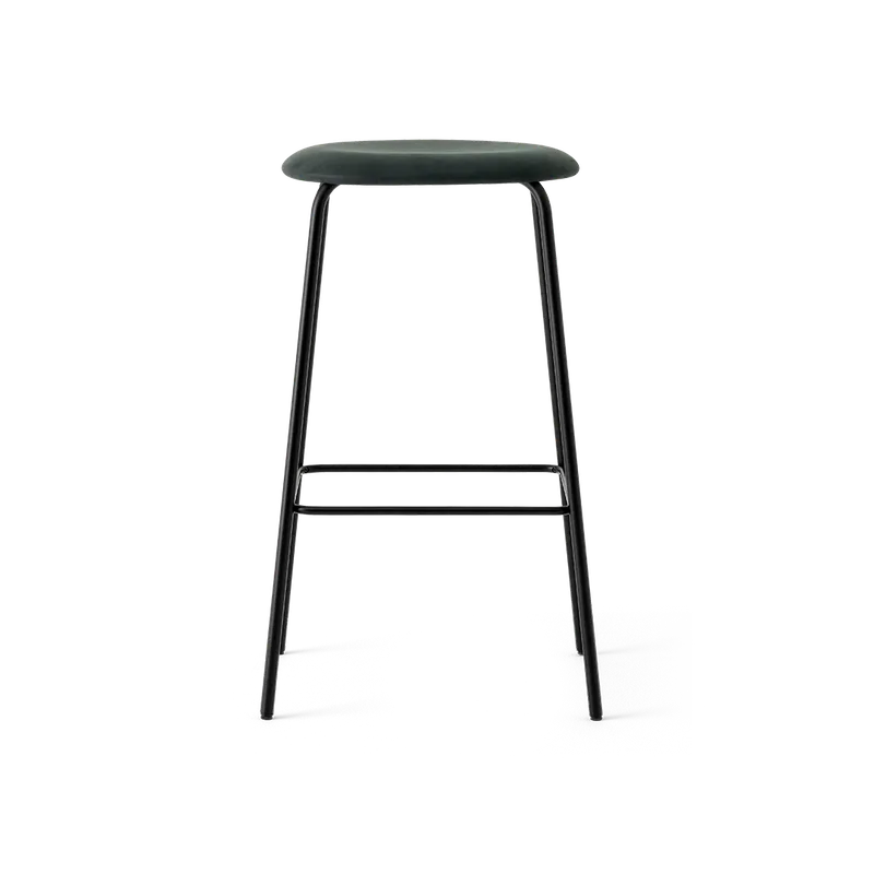 Studio Bar Stool van TAKT in 75 cm, Dunes black leather – productfoto 2 van 2
