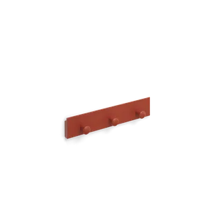 Curve Coat Rack by TAKT in 30 cm, Oak Japan red lacquer, None – product photo 2 of 2