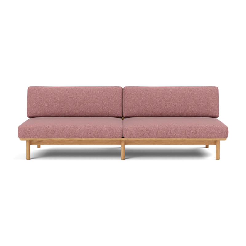 Spoke Sofa by TAKT in Oak Golden oil, Autumn 0651 Rose, None – product photo 2 of 2