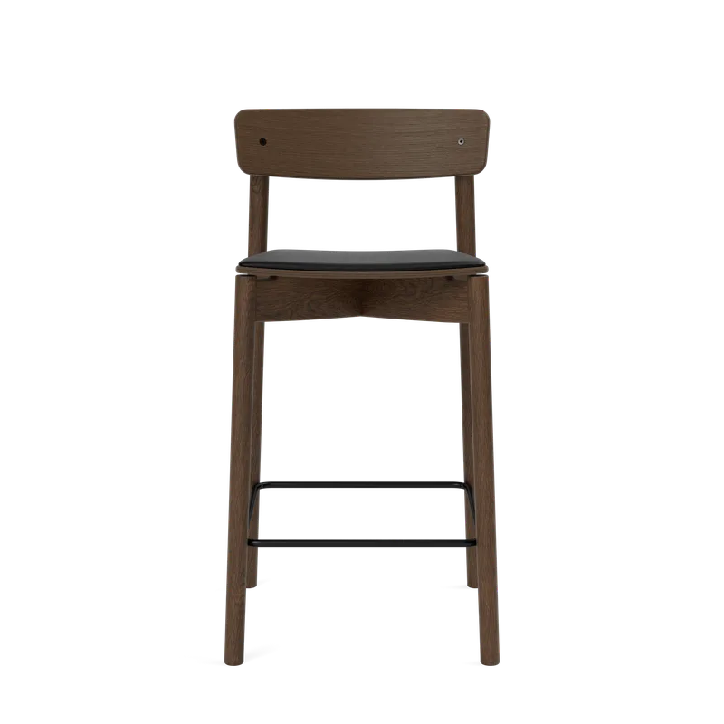 Cross Bar Chair by TAKT in 65 cm, Smoked oak, LEAP® black – product photo 2 of 2