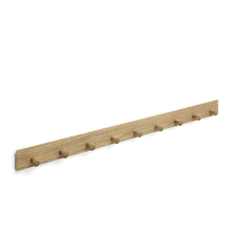 Curve Coat Rack by TAKT in 90 cm, Oak Matt lacquer, None – product photo 2 of 2