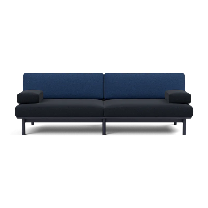 Spoke Sofa von TAKT in Oak Black blue lacquer, Autumn 0791 Dark blue, 0771 Cobalt blue, X2 – Produktfoto 2 von 2