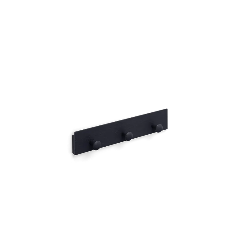 Curve Coat Rack de TAKT en 30 cm, Oak Black blue lacquer, Aucun – photo du produit 2 sur 2