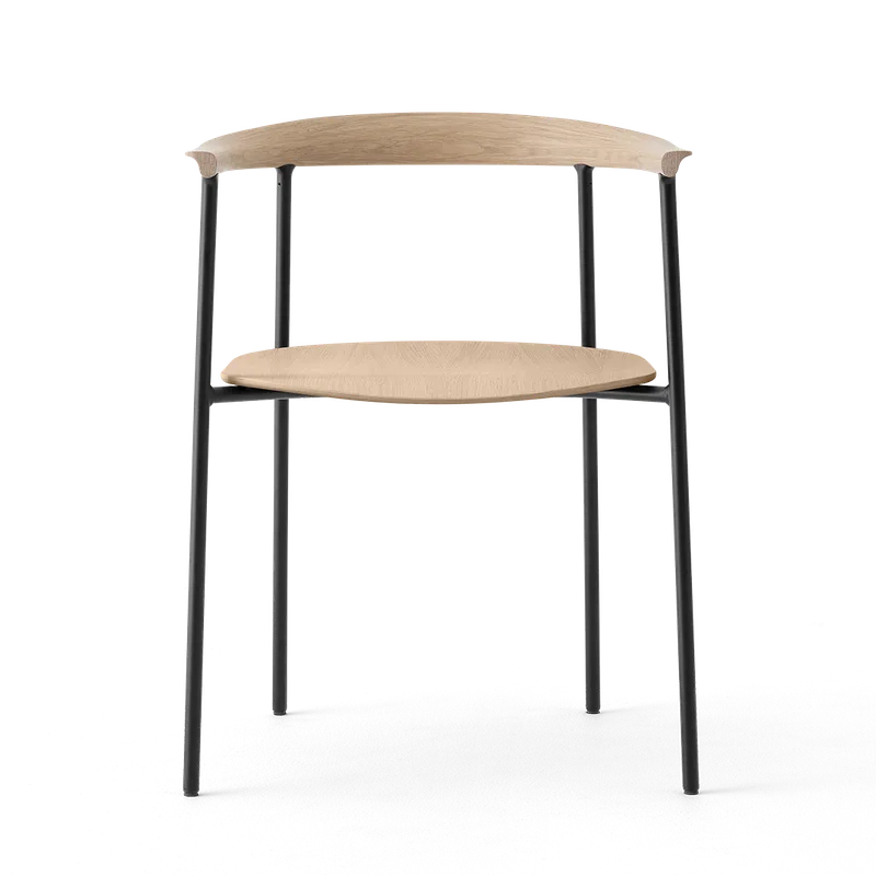 Arc Chair by TAKT in Black tube, Oak Matt lacquer, None – product photo 3 of 3