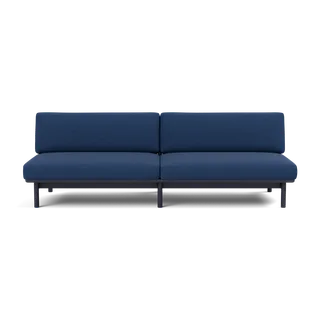 Spoke Sofa von TAKT in Oak Black blue lacquer, Autumn 0771 Cobalt blue, Ohne – Produktfoto 2 von 2