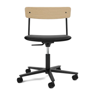 Cross Task Chair by TAKT in Black tube, Oak Matt lacquer, LEAP® black, None – product photo 2 of 2