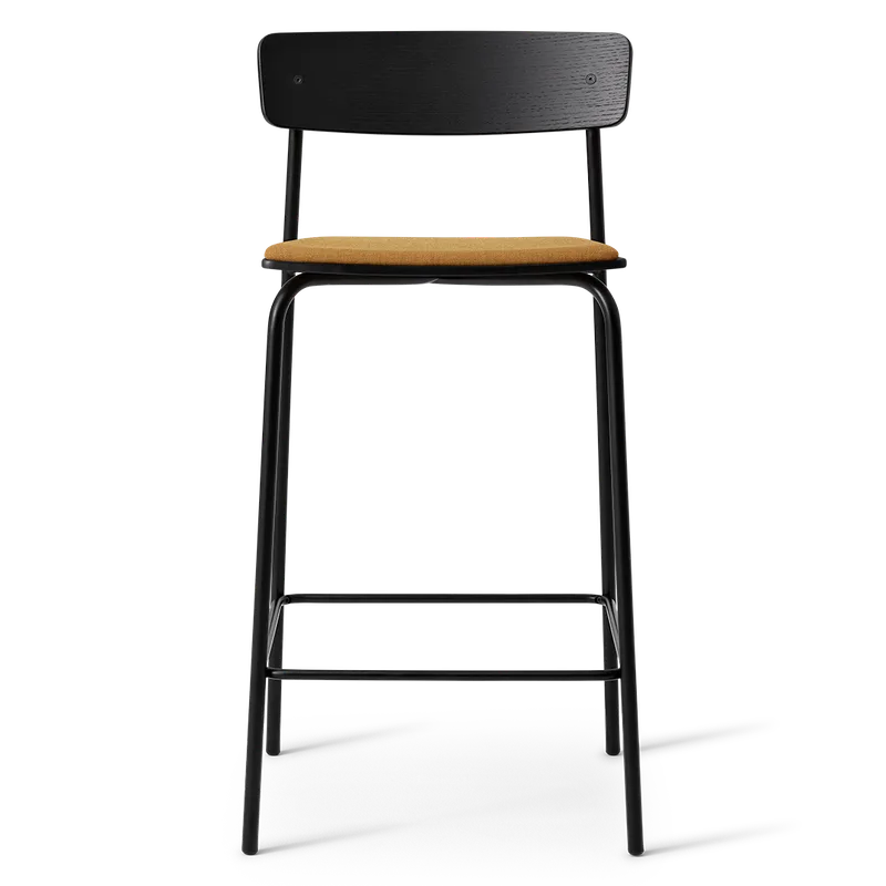 Cross Bar Chair Tube von TAKT in 65 cm, Oak black, Remix 422 Golden ochre – Produktfoto 2 von 2