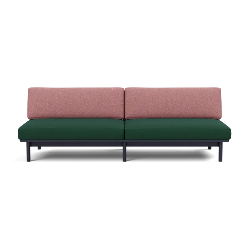 Spoke Sofa van TAKT in Oak Black blue lacquer, Autumn 0971 Dark green, 0651 Rose, Geen – productfoto 2 van 2