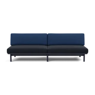 Spoke Sofa von TAKT in Oak Black blue lacquer, Autumn 0791 Dark blue, 0771 Cobalt blue, Ohne – Produktfoto 2 von 2