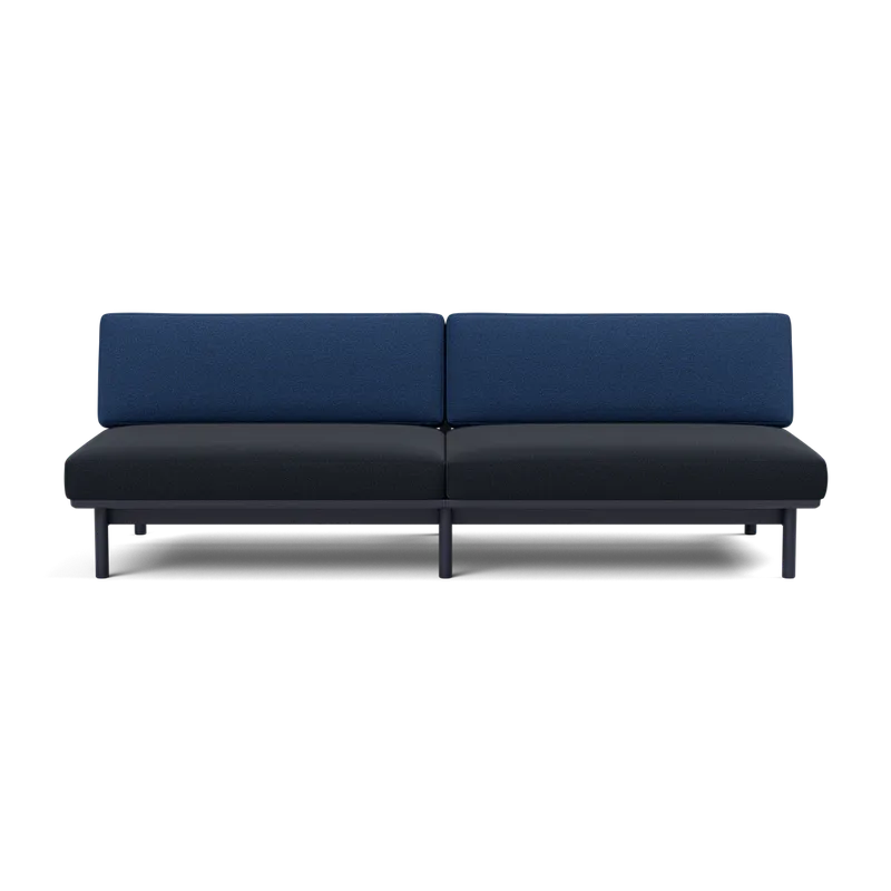 Spoke Sofa von TAKT in Oak Black blue lacquer, Autumn 0791 Dark blue, 0771 Cobalt blue, Ohne – Produktfoto 2 von 2