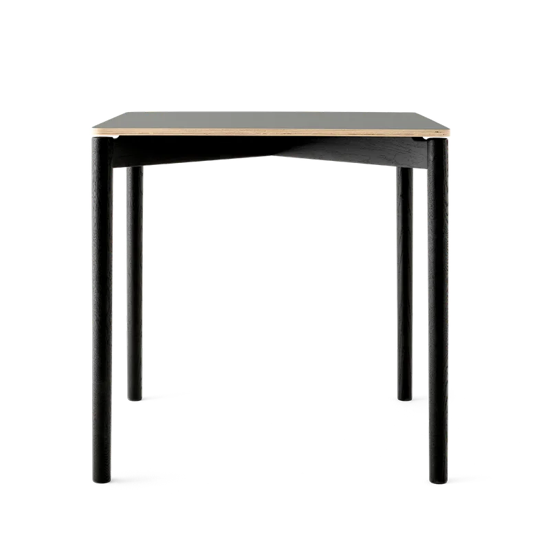 Cross Table 75 by TAKT in Oak Black lacquer, 0752 Light grey nano laminate – product photo 2 of 2