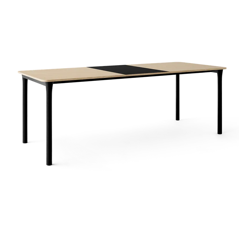 Arc Dining Table by TAKT in Black oak and black oak, Oak veneer, Ext-50 0720 Black nano laminate – product photo 2 of 2