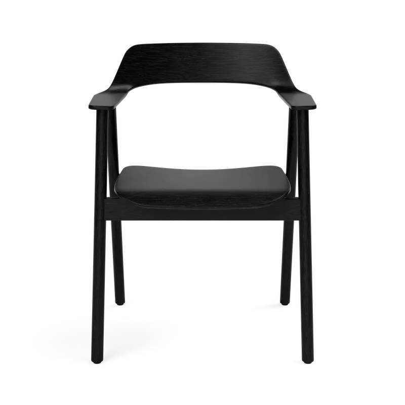Bow Chair by TAKT in Oak Black lacquer, None – product photo 2 of 2