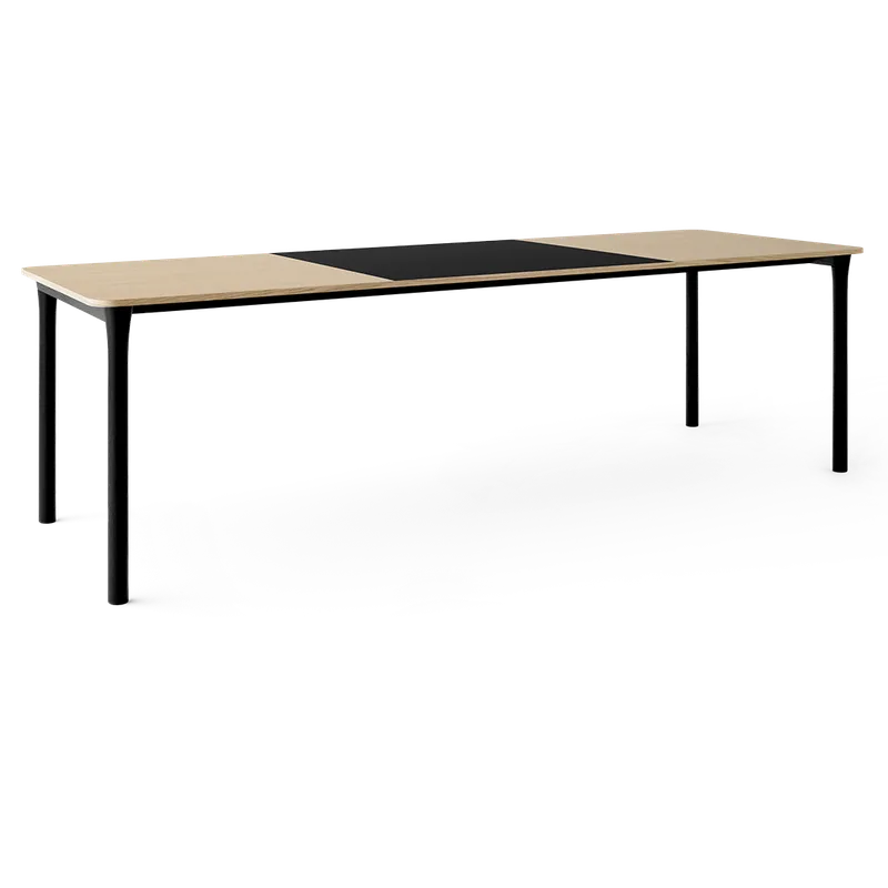 Arc Dining Table by TAKT in Black oak and black oak, Oak veneer, Ext-92 0720 Black nano laminate – product photo 2 of 2