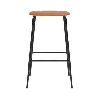 Studio Bar Stool by TAKT in 75 cm, LEAP® cognac – product photo 2 of 2