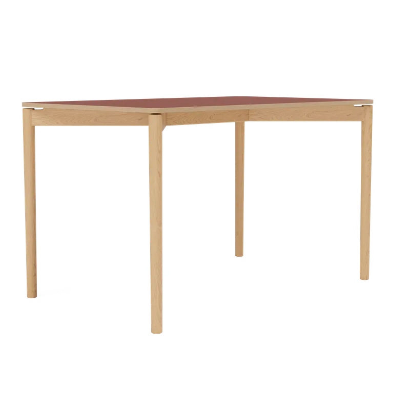 Cross Table 120 by TAKT in Oak Matt lacquer, 0720 Black nano laminate – product photo 1 of 2