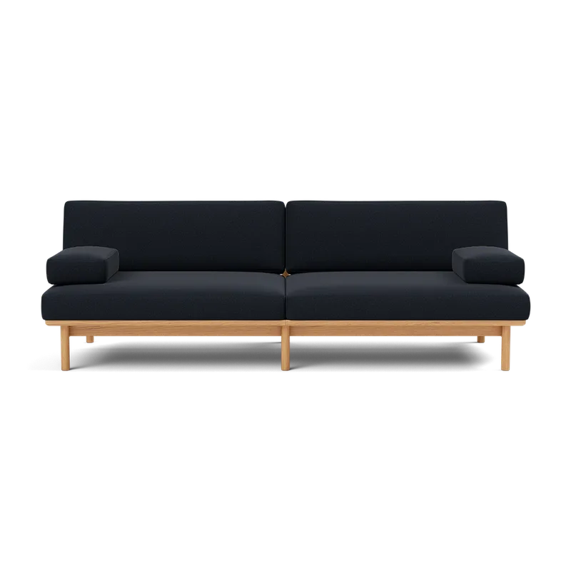 Spoke Sofa by TAKT in Oak Golden oil, Autumn 0791 Dark blue, X2 – product photo 2 of 2