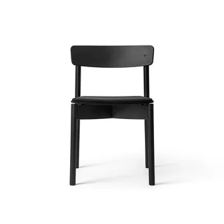 Cross Chair by TAKT in Oak Black lacquer, Spoor Zea Black Leather – product photo 2 of 2