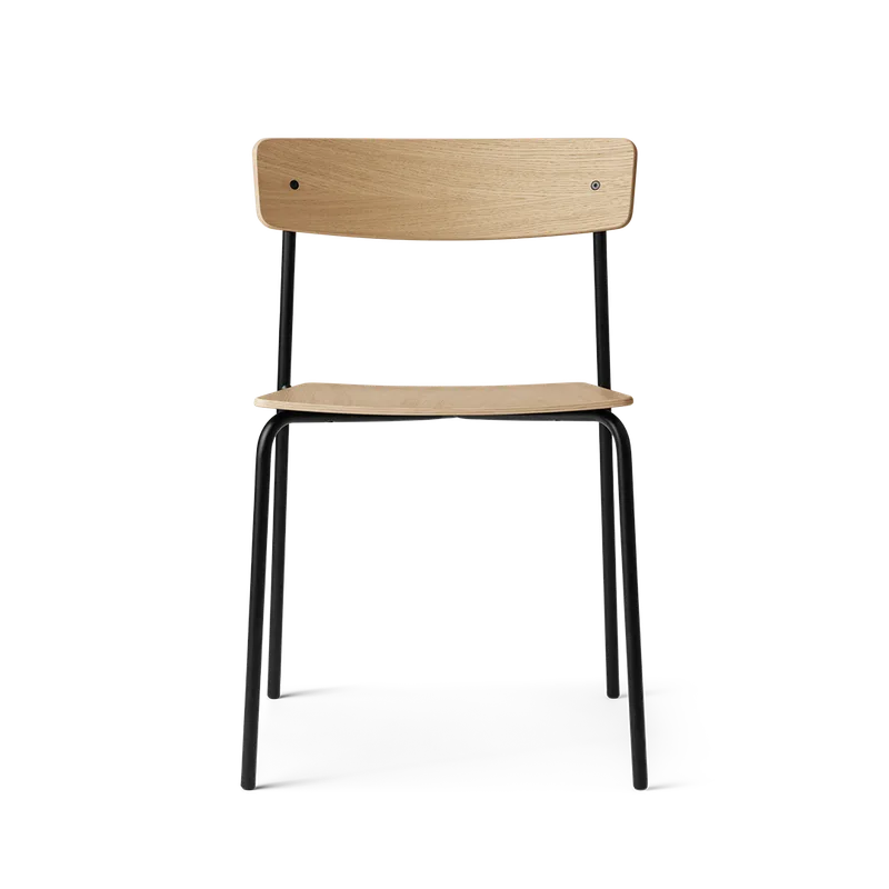 Cross Chair Tube by TAKT in Black tube, Oak Matt lacquer, None – product photo 2 of 2