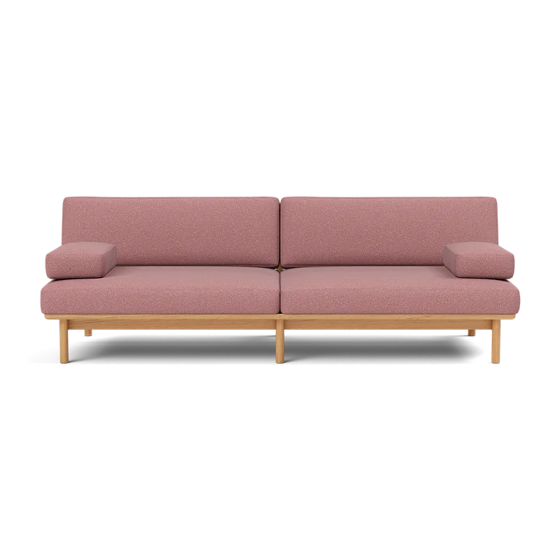 Spoke Sofa by TAKT in Oak Golden oil, Autumn 0651 Rose, X2 – product photo 2 of 2