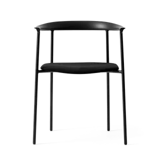 Arc Chair by TAKT in Black tube, Beech Black lacquer, Steelcut 190 Pitchblack – product photo 3 of 3