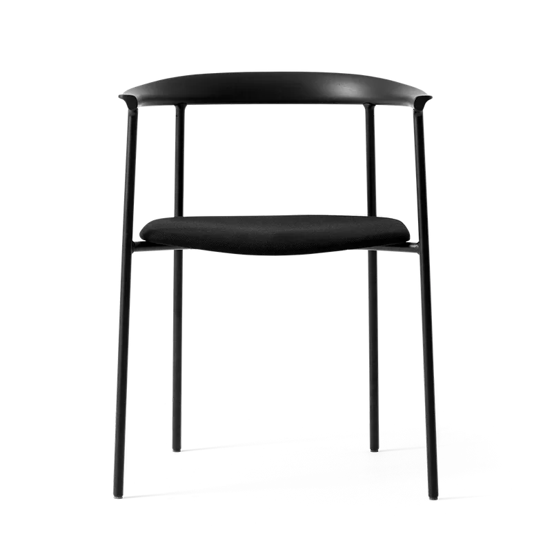 Arc Chair by TAKT in Black tube, Beech Black lacquer, Steelcut 190 Pitchblack – product photo 3 of 3
