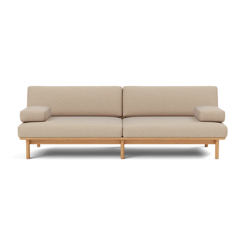 Spoke Sofa van TAKT in Oak Golden oil, Autumn 0331 Warm grey, X2 – productfoto 2 van 2