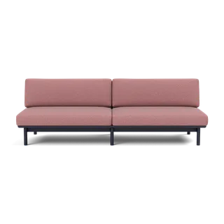 Spoke Sofa van TAKT in Oak Black blue lacquer, Autumn 0651 Rose, Geen – productfoto 2 van 2