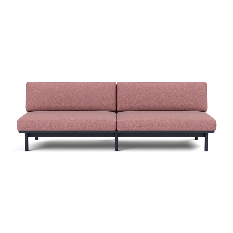 Spoke Sofa van TAKT in Oak Black blue lacquer, Autumn 0651 Rose, Geen – productfoto 2 van 2