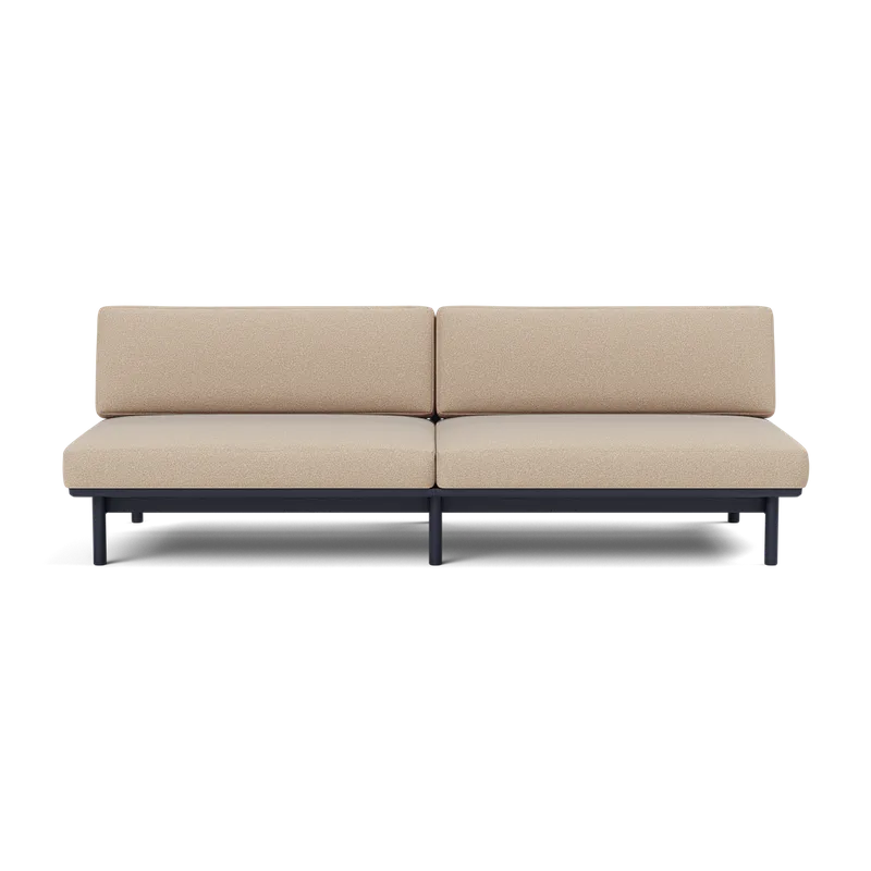 Spoke Sofa van TAKT in Oak Black blue lacquer, Autumn 0331 Warm grey, Geen – productfoto 2 van 2