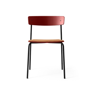 Cross Chair Tube von TAKT in Black tube, Oak Copper red, Spoor Zea Cognac Leather – Produktfoto 2 von 2