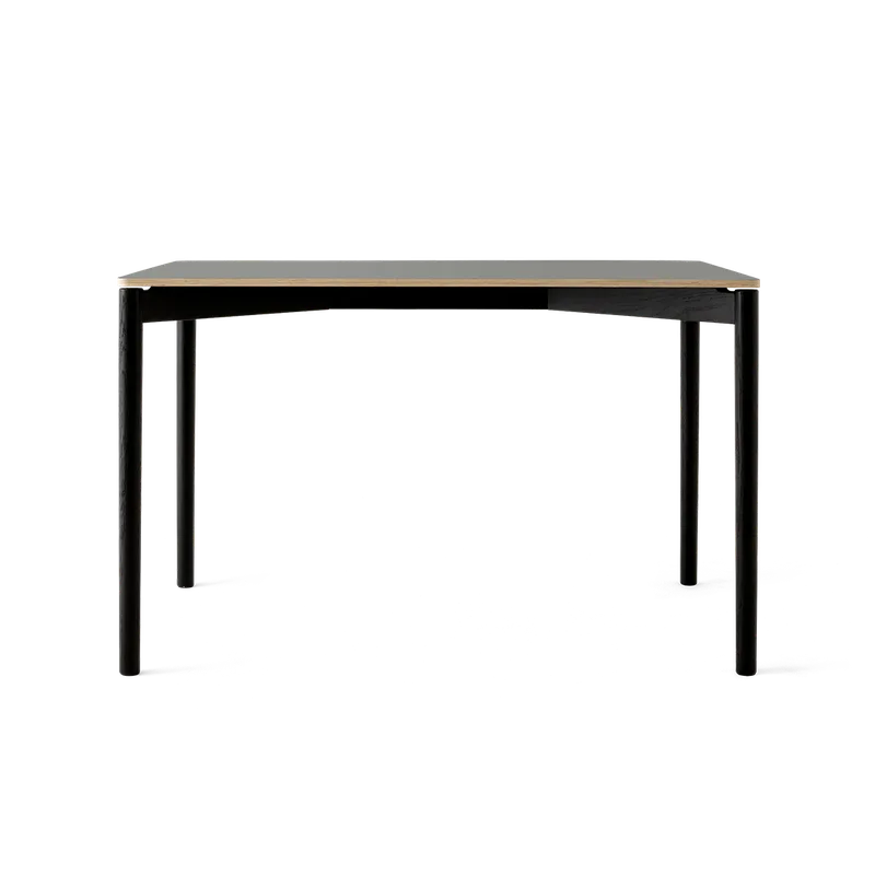 Cross Table 120 by TAKT in Oak Black lacquer, 0752 Light grey nano laminate – product photo 2 of 2
