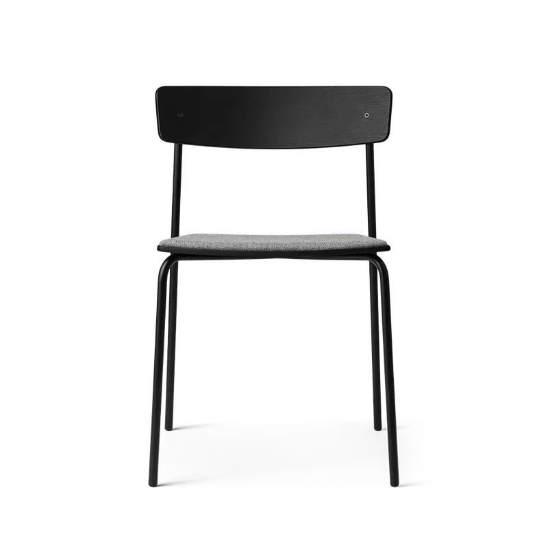 Cross Chair Tube von TAKT in Black tube, Oak Black lacquer, Hallingdal 130 Grey – Produktfoto 2 von 2