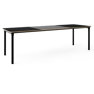 Arc Dining Table by TAKT in Black oak and black oak, 0720 Black nano laminate, Ext-92 0752 Light grey nano laminate – product photo 2 of 2