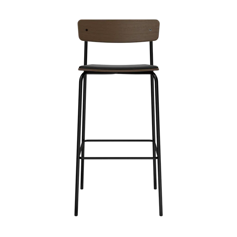 Cross Bar Chair Tube de TAKT en 75 cm, Smoked oak, LEAP® black – photo du produit 2 sur 2