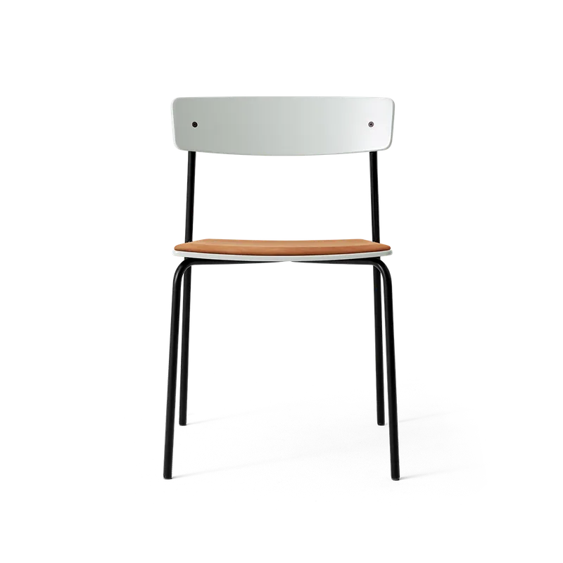 Cross Chair Tube von TAKT in Black tube, Oak Lichen green, Spoor Zea Cognac Leather – Produktfoto 2 von 2