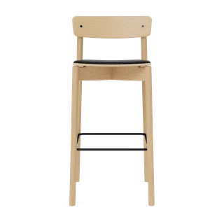Cross Bar Chair van TAKT in 75 cm, Oak Matt lacquer, LEAP® black – productfoto 2 van 2