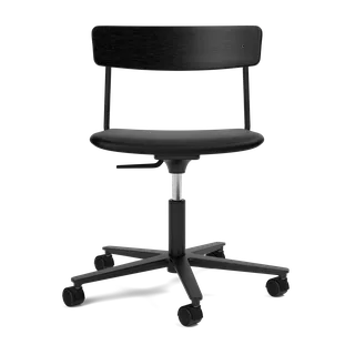 Cross Task Chair de TAKT en Black tube, Oak Black lacquer, LEAP® black, Aucun – photo du produit 2 sur 2